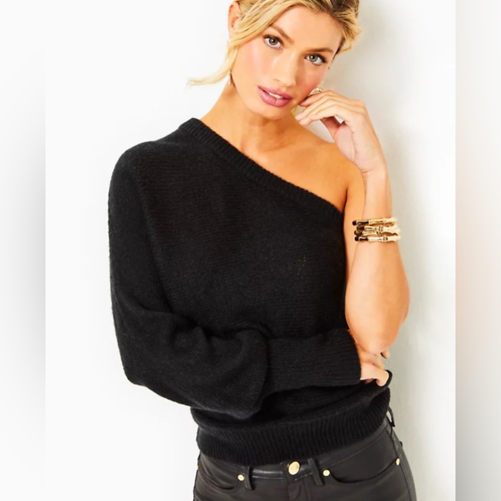 Lilly Pulitzer One Shoulder Sweater